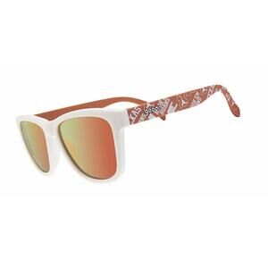 NEW GOODR SUNGLASSES women's bevo vision sunglasses in white/orange